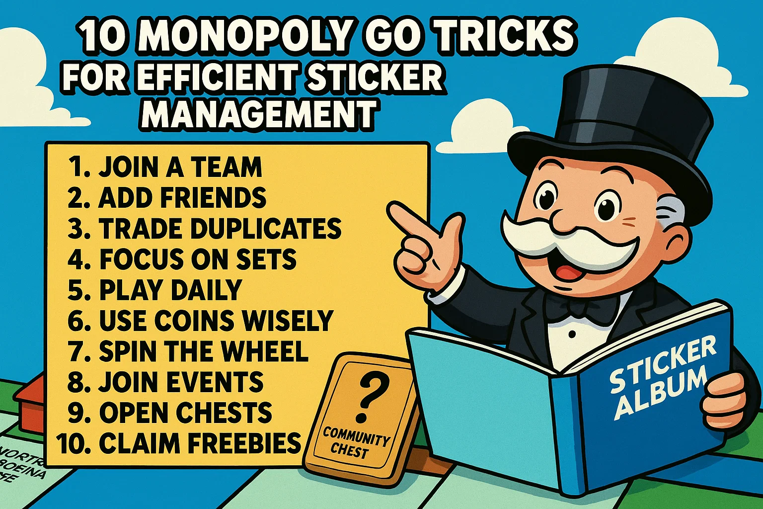 10 Monopoly Go Tricks for Efficient Sticker Management