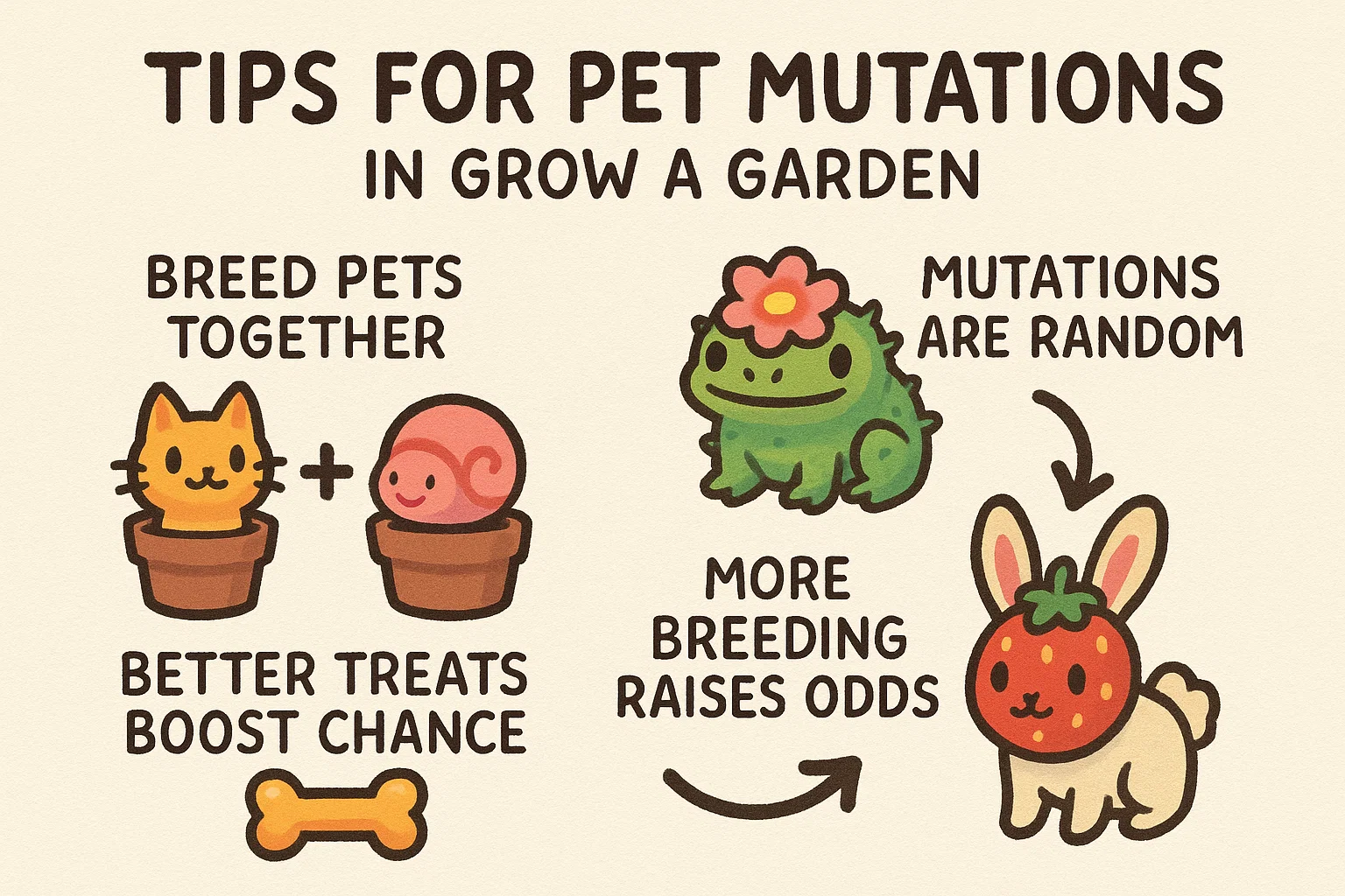 Tips for Pet Mutations in Grow A Garden