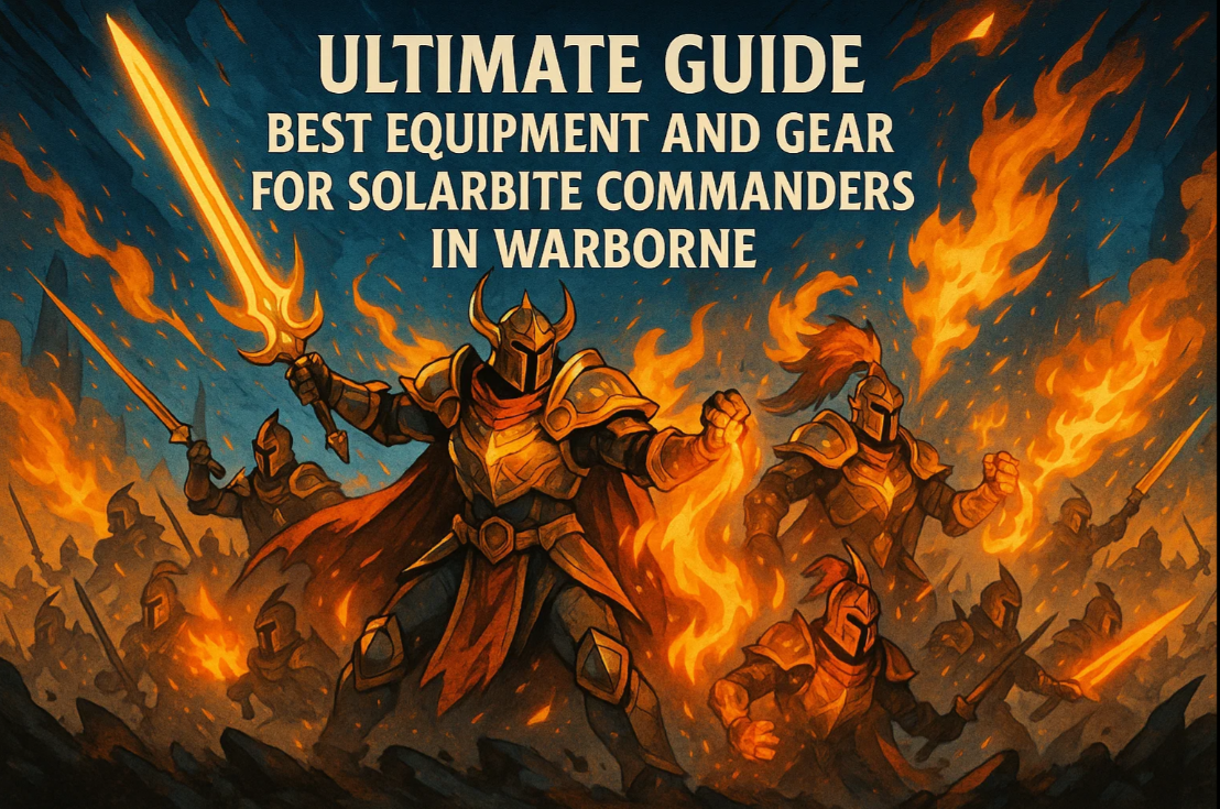 Ultimate Guide: Best Equipment and Gear for Solarbite Commanders in Warborne