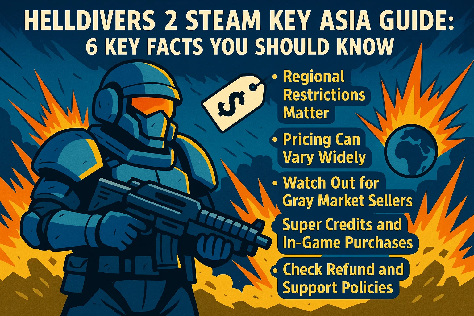Helldivers 2 Steam Key Asia Guide: 6 Key Facts You Should Know