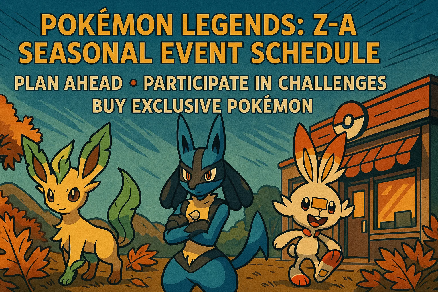 Pokémon Legends: Z-A Seasonal Event Schedule