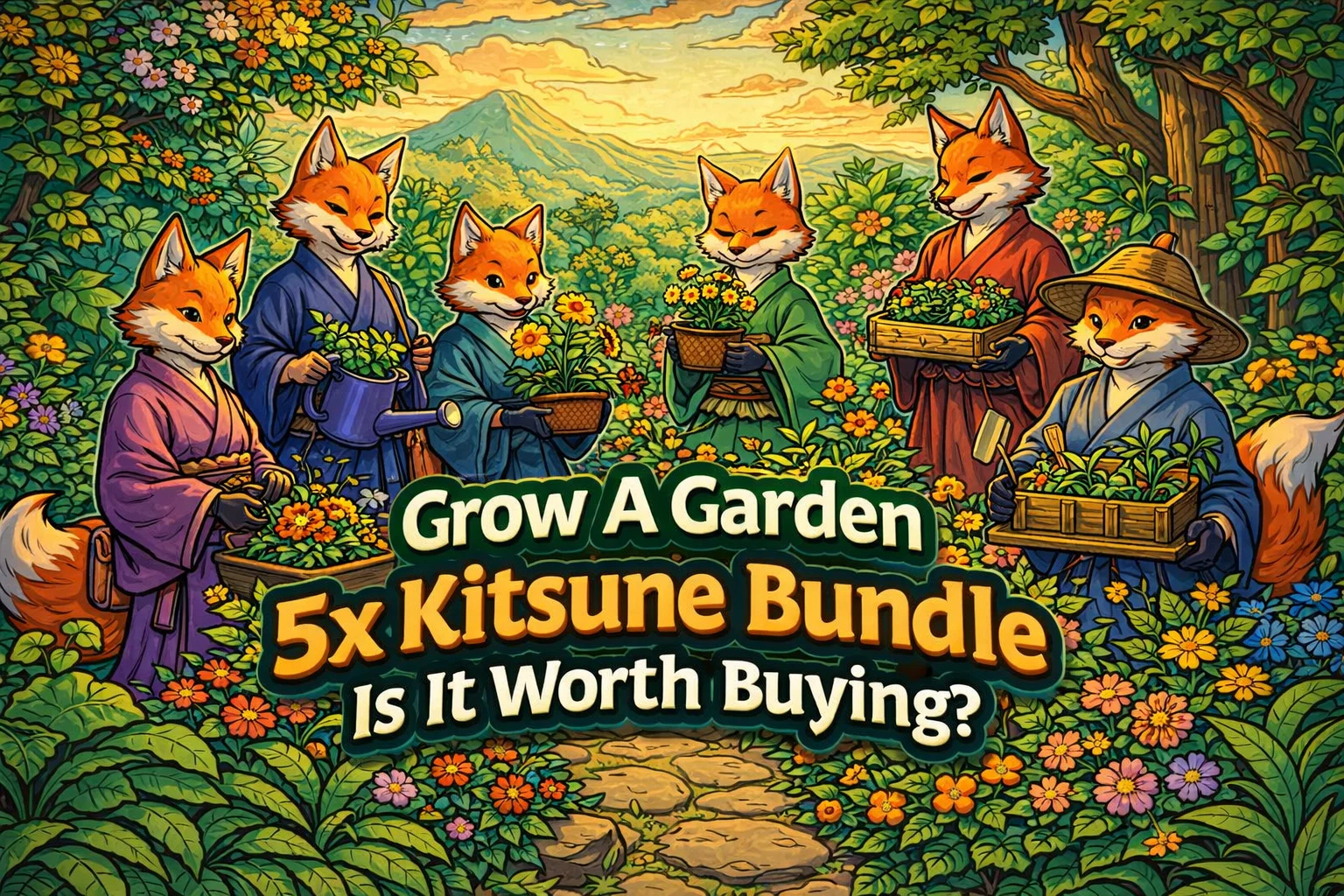 Grow A Garden 5x Kitsune Bundle — Is It Worth Buying?